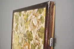 New Pamono Upholstered Doors in Floral Fabric, 1950s, Set of 5