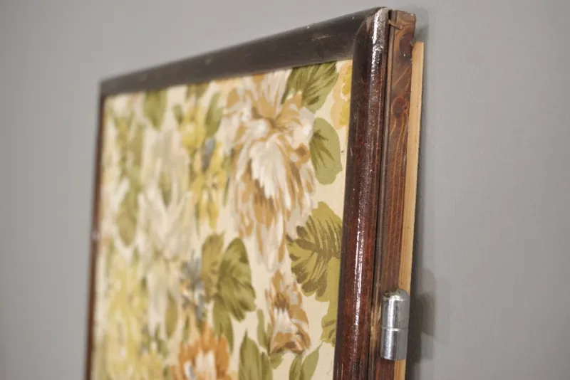 New Pamono Upholstered Doors in Floral Fabric, 1950s, Set of 5