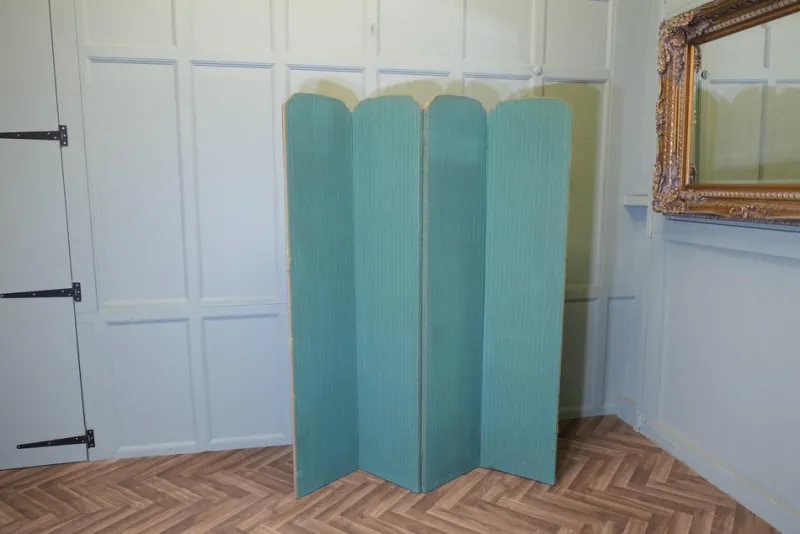 Discount Pamono Upholstered 4-Fold Screen, 1950s