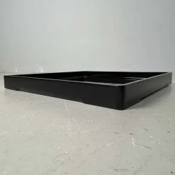 Pamono Urushi Lacquer Black Tray, Japan, 1890s> Trays
