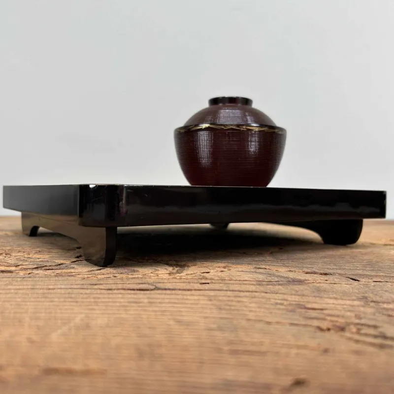 Pamono Urushi Lacquer Serving Tray, 1936> Trays