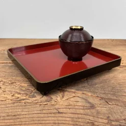 Pamono Urushi Lacquer Serving Tray, 1936><noscript><img width=