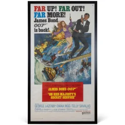 Sale Pamono U.S Release James Bond 007 on Her Majestys Secret Service Poster, 1969