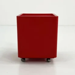 Pamono Valetto Quadro Chest on Wheels by G. Castiglioni and G. Gaviraghi for Valenti, 1970s><noscript><img width=
