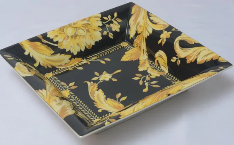 Discount Pamono Vanity Model Tray and Vase by Versace Home Collection, Set of 2