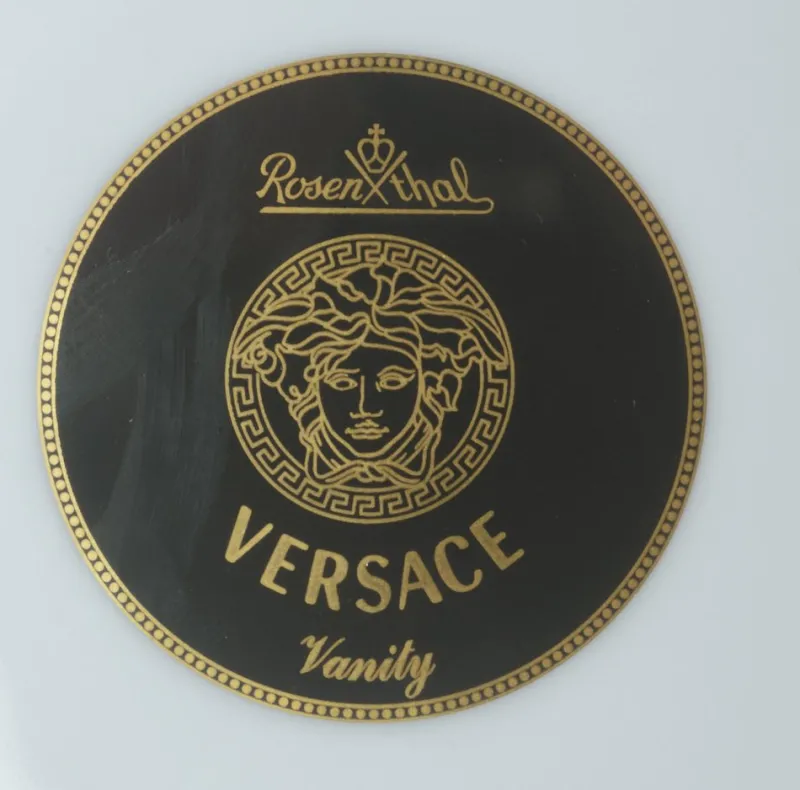 Discount Pamono Vanity Model Tray and Vase by Versace Home Collection, Set of 2