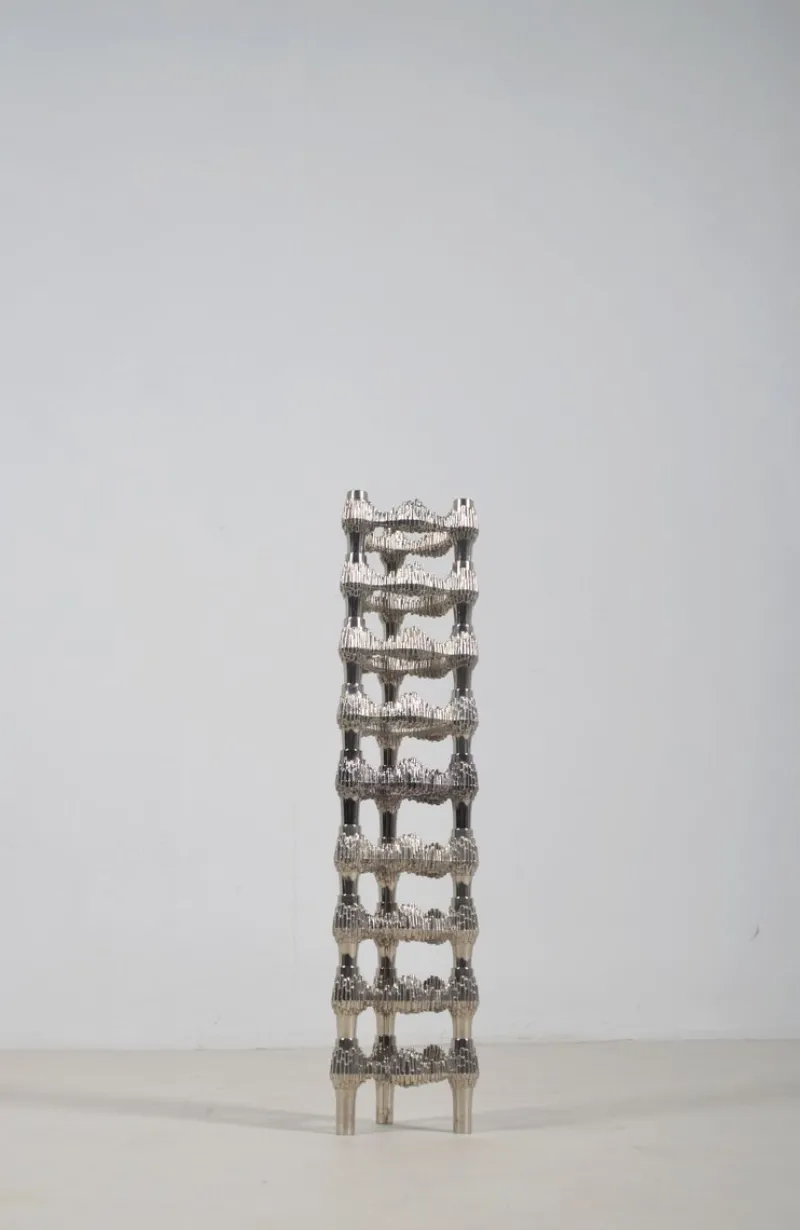 Pamono Variomaster Candleholders by Stoffi and Nagel for Quist, 1970s, Set of 9> Candleholders