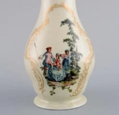 Pamono Vase and Butter Tray in Hand Painted Porcelain from Rosenthal, Set of 2><noscript><img width=