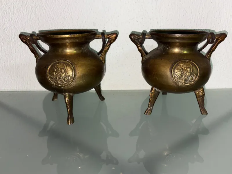 Pamono Vases, 1930s, Set of 2> Vases