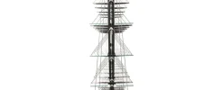 Clearance Pamono Veleiro Bookcase in Black Stained Wood by Franco Albini for Cassina
