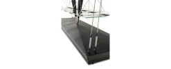 Clearance Pamono Veleiro Bookcase in Black Stained Wood by Franco Albini for Cassina
