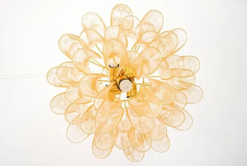Pamono Venetian 5 Tier Chandelier by Silvio Piattelli> Ceiling Lights