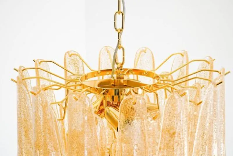 Pamono Venetian 5 Tier Chandelier by Silvio Piattelli> Ceiling Lights