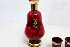 Pamono Venetian Glass Liquor Service in Gold-Plating, 1950s, Set of 7><noscript><img width=