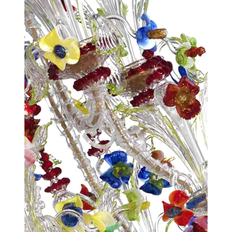 Pamono Venetian Imperial Floral Cà Rezzonico Murano Glass Chandelier by Simoeng> Ceiling Lights