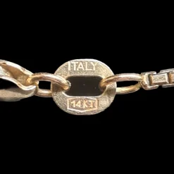 Best Pamono Venetian Italy 14 Karat Gold Necklace from Aurafin, 1980s