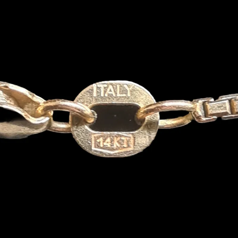 Best Pamono Venetian Italy 14 Karat Gold Necklace from Aurafin, 1980s