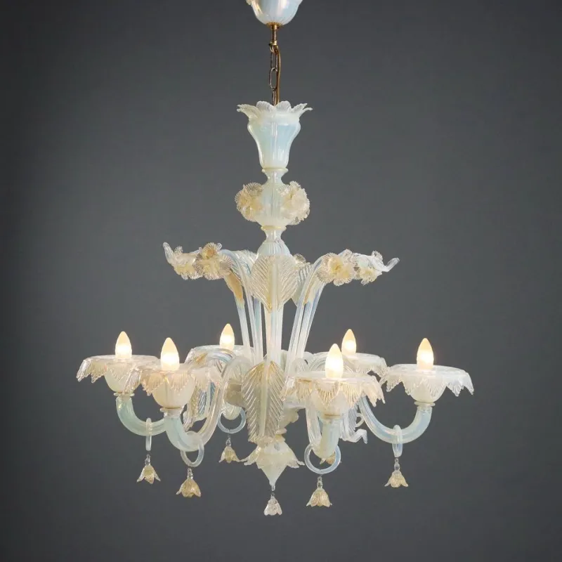 Pamono Venetian Murano Glass Chandelier> Ceiling Lights