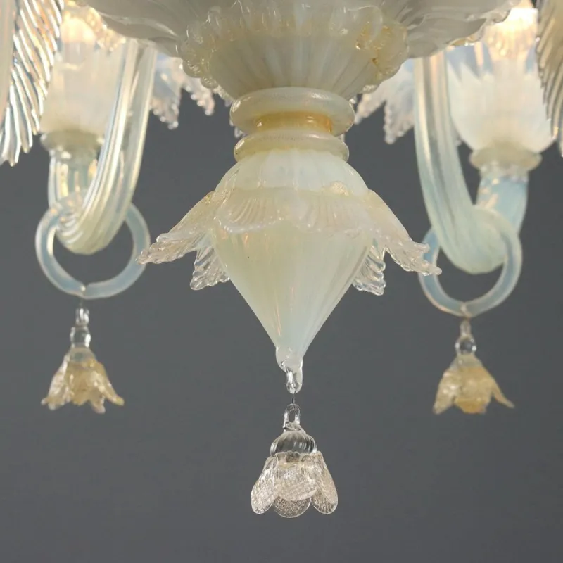 Pamono Venetian Murano Glass Chandelier> Ceiling Lights