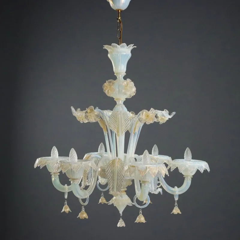 Pamono Venetian Murano Glass Chandelier> Ceiling Lights