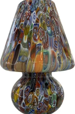 Clearance Pamono Venetian Mushroom Table Lamp in Murano Glass