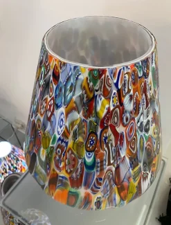 Clearance Pamono Venetian Mushroom Table Lamp in Murano Glass