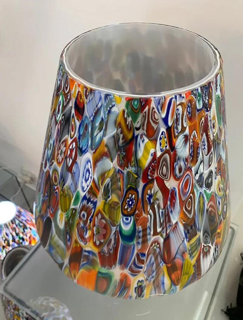 Clearance Pamono Venetian Mushroom Table Lamp in Murano Glass