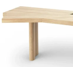 Hot Pamono Ventaglio Natural Oak Worktable by Charlotte Perriand for Cassina