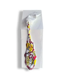 Pamono Vera Vizzi, In a While Wall Sculpture, 2025, Foam Clay, Acrylic & Enamel on Wood> Sculpture