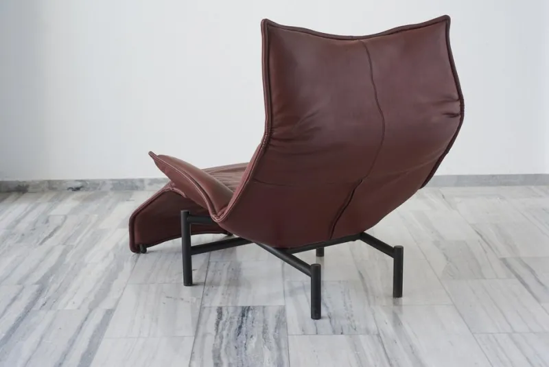 Pamono Veranda Chaise Lounge by Vico Magistretti for Cassina, 1983> Daybeds & Chaises Lounges