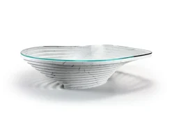 Pamono Vertigo Coffee Table in Marble and Clear Glass by Barberini & Gunnell><noscript><img width=