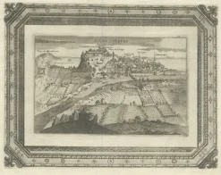 Pamono Very Antique Print of the City of Nice in France, 1700s><noscript><img width=