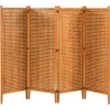Online Pamono Very Folding Screen in Pine with Suede Strings, 1950s