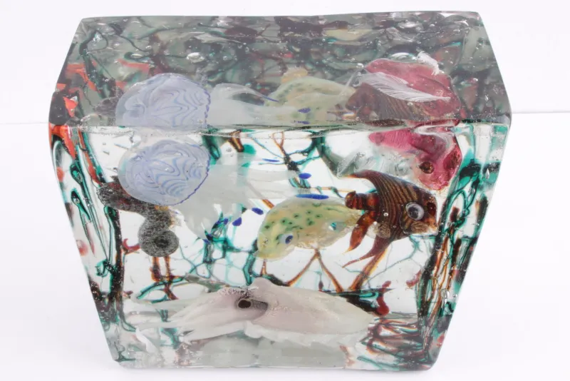Pamono Very Large Murano Aquarium by Alfredo Barbini for Cenedese, 1960s> Mid-Century
