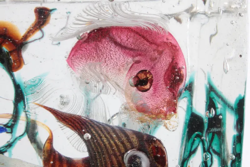 Pamono Very Large Murano Aquarium by Alfredo Barbini for Cenedese, 1960s> Mid-Century