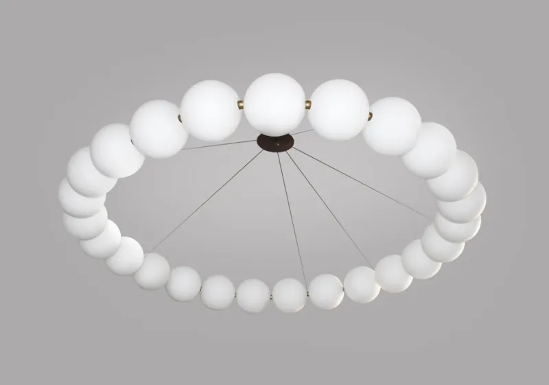 Pamono Very Large Ronde De Perles Chandelier by Ludovic Clément D’armont> Ceiling Lights