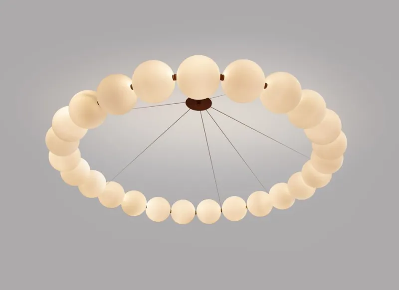 Pamono Very Large Ronde De Perles Chandelier by Ludovic Clément D’armont> Ceiling Lights