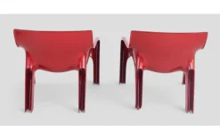 Pamono Vicario Armchairs by Vico Magistretti for Artemide, 1970s><noscript><img width=