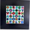 New Pamono Victor Vasarely, Composition for Rosenthal, 1976, Original Screenprint