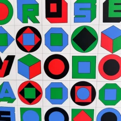 New Pamono Victor Vasarely, Composition for Rosenthal, 1976, Original Screenprint