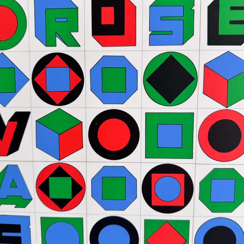 New Pamono Victor Vasarely, Composition for Rosenthal, 1976, Original Screenprint
