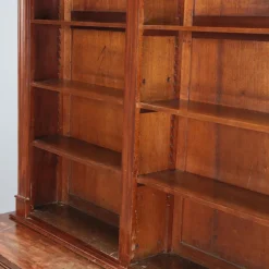 Best Pamono Victorian Bookcase Mahogany with Carvings, Italy, 19th Century