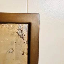 Pamono Victorian Brass Mirrored Fire Screen><noscript><img width=