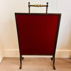 Pamono Victorian Brass Mirrored Fire Screen><noscript><img width=