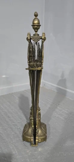 Pamono Victorian Brass Peacock Fire Screen, 1880s> Fireplaces And Mantels