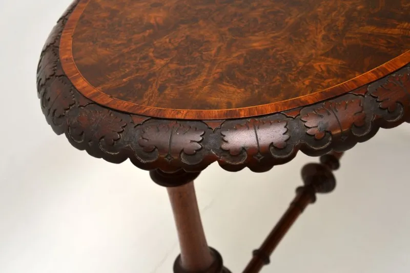 Pamono Victorian Burr Walnut Occasional Table, 1860s> Coffee & Side Tables