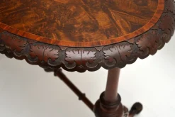 Pamono Victorian Burr Walnut Occasional Table, 1860s><noscript><img width=