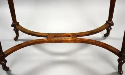 Online Pamono Victorian Burr Walnut Writing Table, 1870s