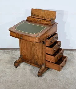Sale Pamono Victorian Davenport Secretaire in Walnut, England