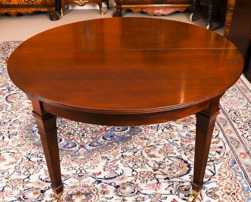 Hot Pamono Victorian Dining Table and Barback Dining Chairs, 1890s, Set of 9